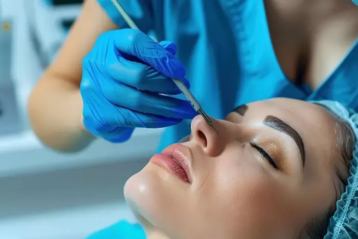 Closed rhinoplasty scarless nose surgery technique Istanbul